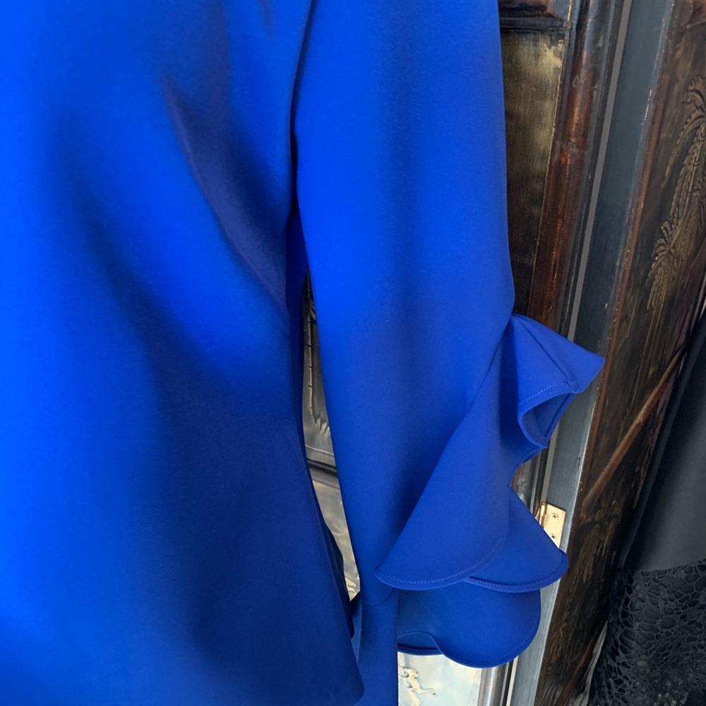 Alberto Makali cobalt blue cocktail top - Picture 2 of 7